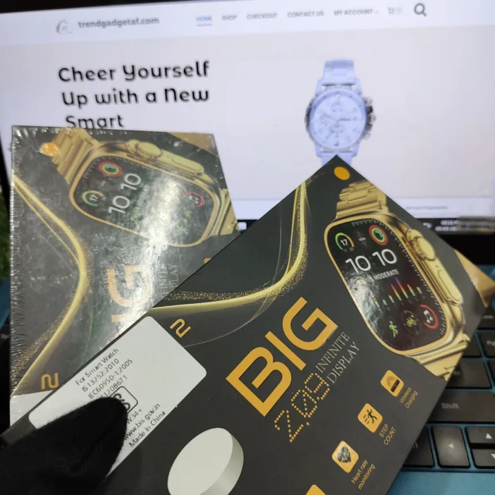 S9 Ultra 2 Gold Edition Smartwatch With 2 Strap's - Image 13